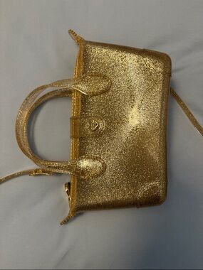 Stoney Clover Gold Glitter Pouchette Jelly bag